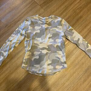 Hollister Camo, long sleeve shirt, size extra small